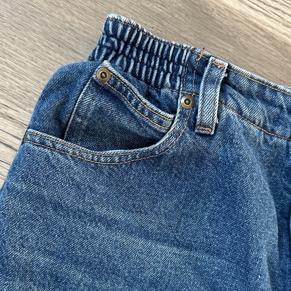 LL Bean denim jeans vintage 80s elastic waist women’s size 10 - Picture 4 of 9